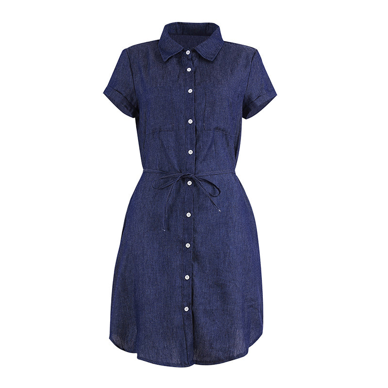 R3 Fashion members club Casual Denim Dress Women - R3ceived