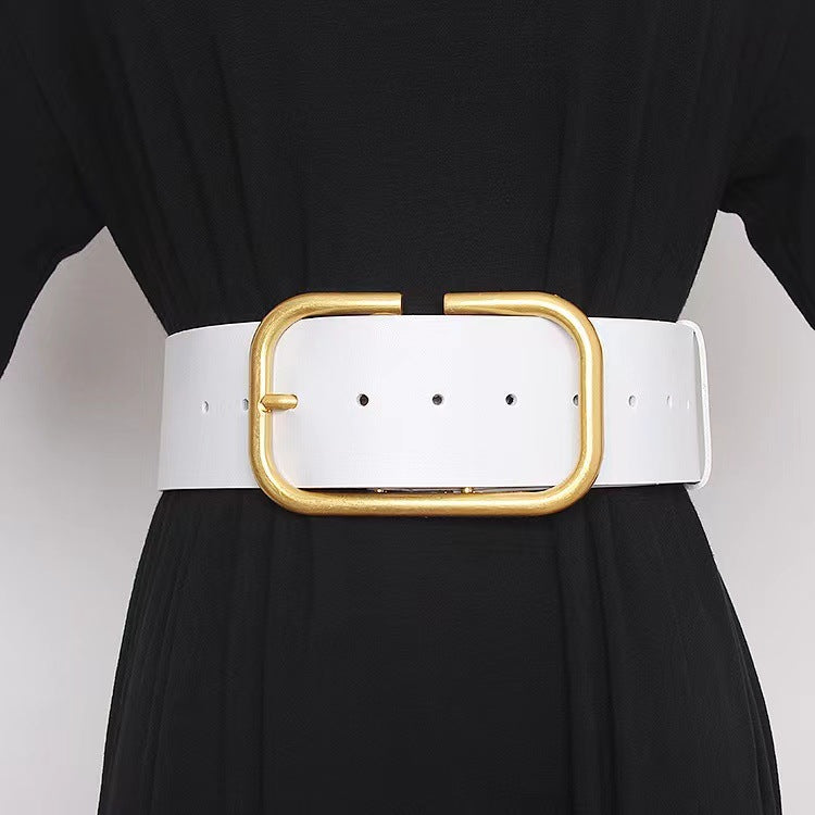 R3 Ladies' cowhide wide waistband R3ceived - R3ceived