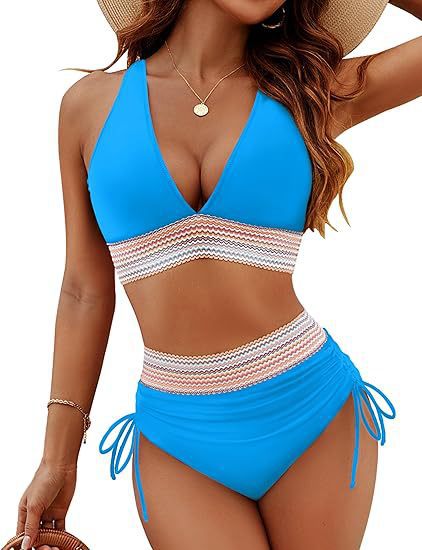 R3 color split sexy bikini R3ceived swimsuit - R3ceived