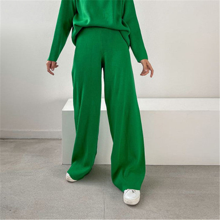 R3ceived POLO Collar Sweater Suit Women's Two-Piece Set - R3ceived