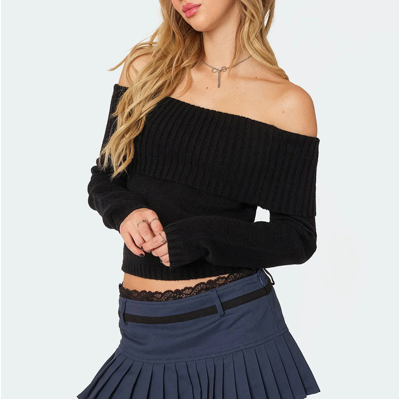 New R3ceived Women’s Off-Shoulder Sweater - R3ceived