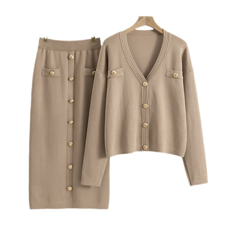 R3ceived cardigan styker knitted set - R3ceived