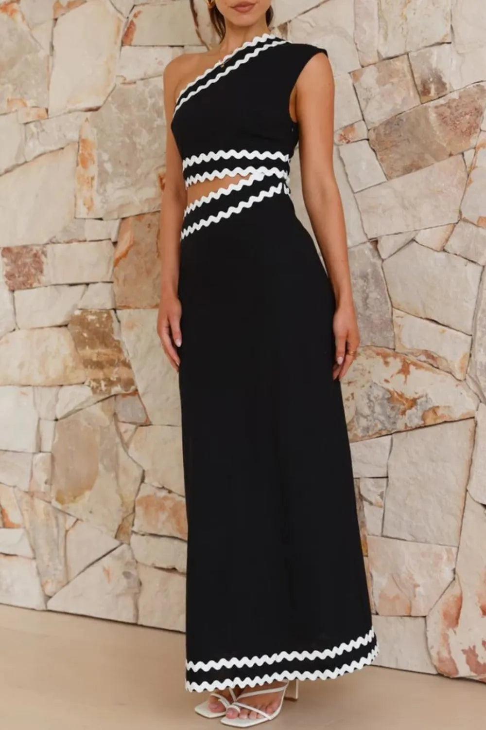 R3CEIVED Shoulder Dress two piece set - R3ceived