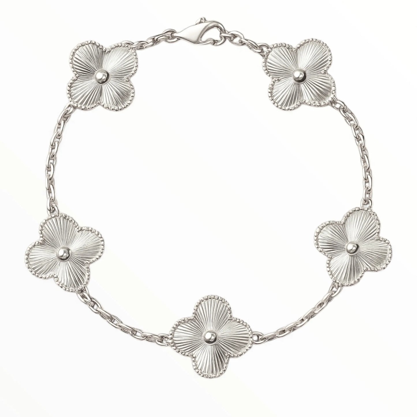 R3CEIVED Clover Bracelet – Silver Edition