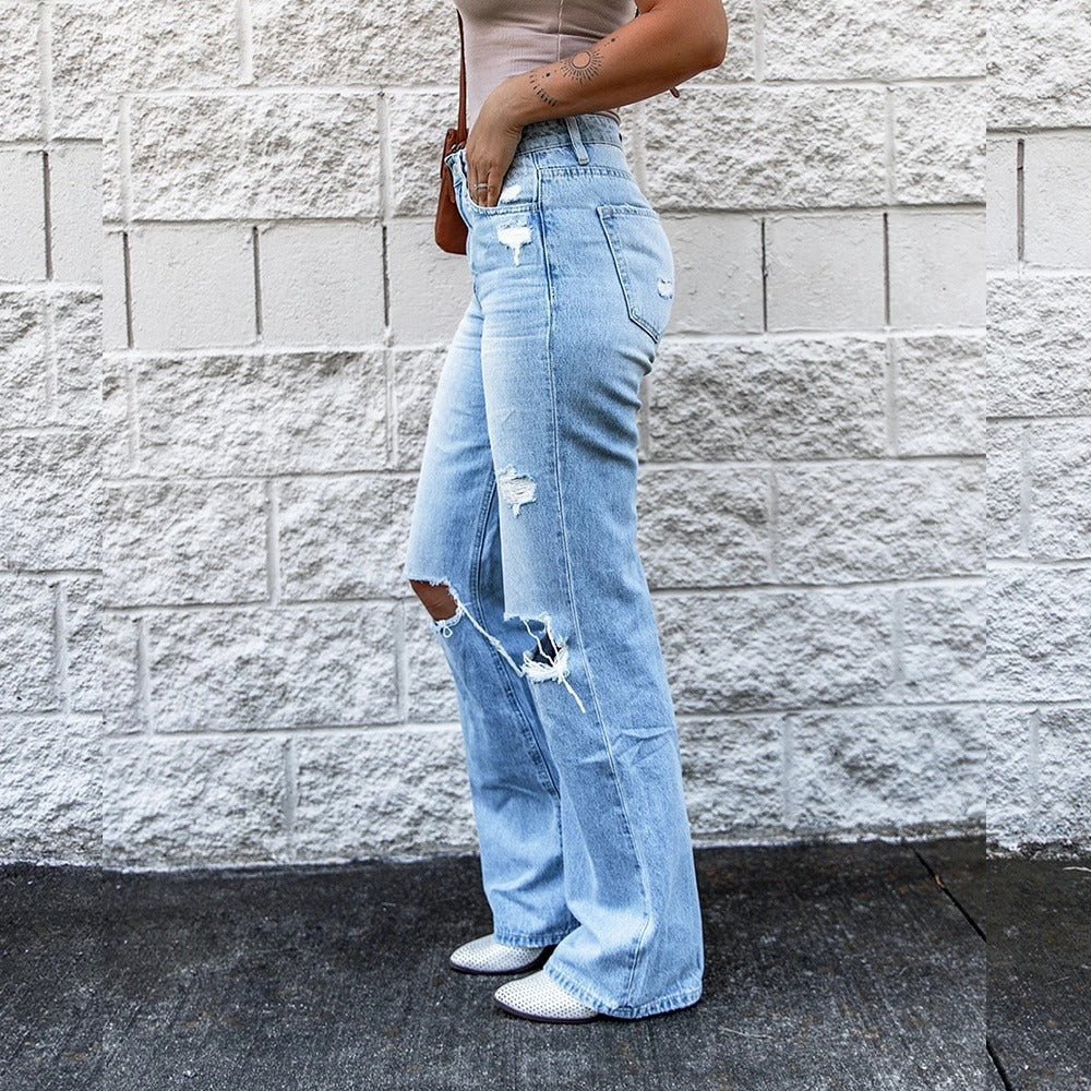 R3 Fashion members club Women's High Waist Vintage denim jeans R3ceived - R3ceived