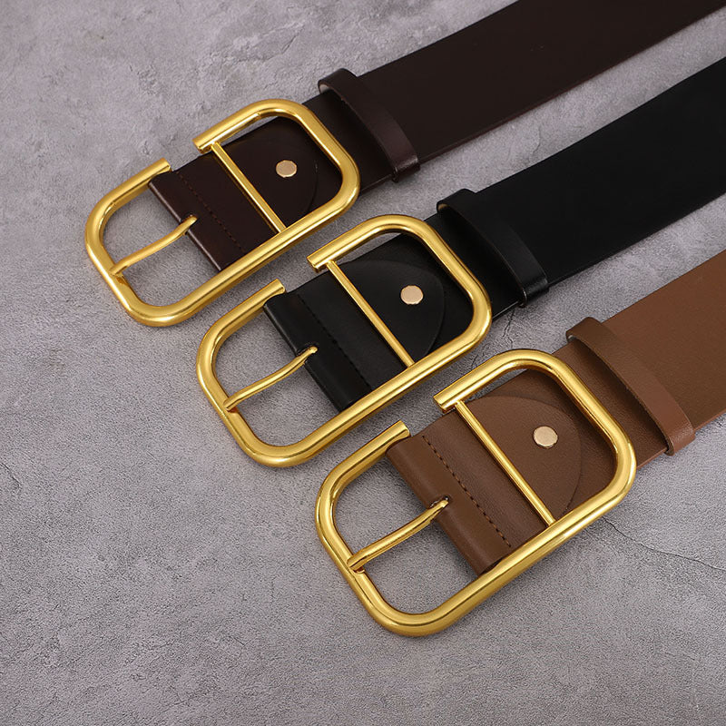 R3 Ladies' cowhide wide waistband R3ceived - R3ceived