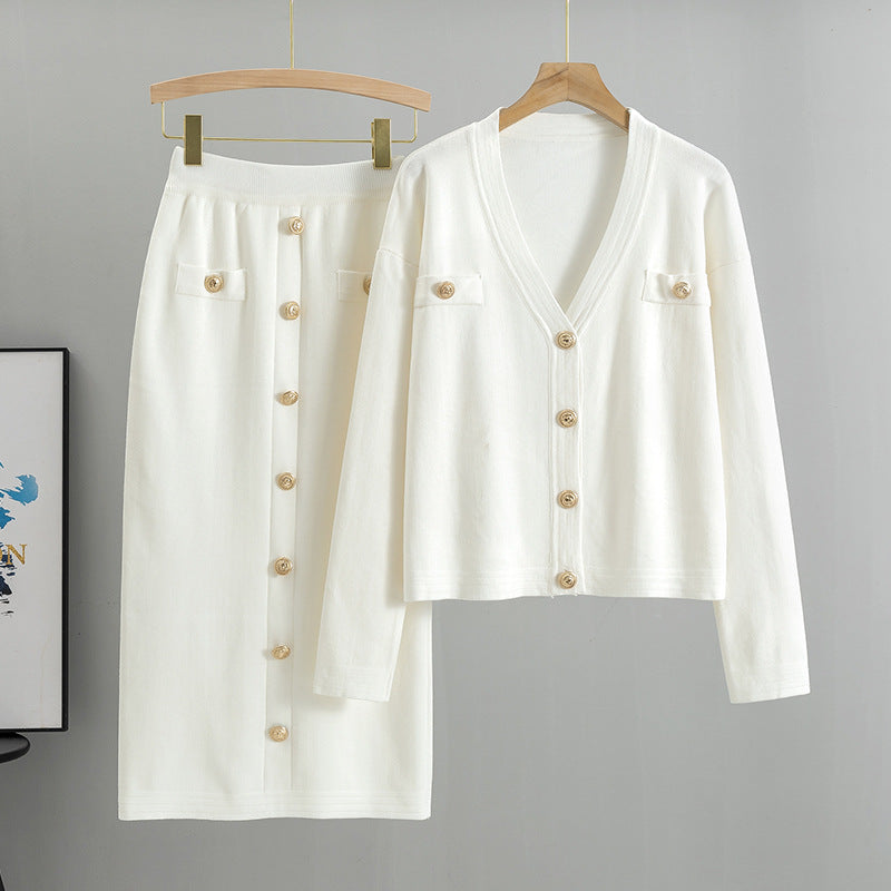 R3ceived cardigan styker knitted set - R3ceived