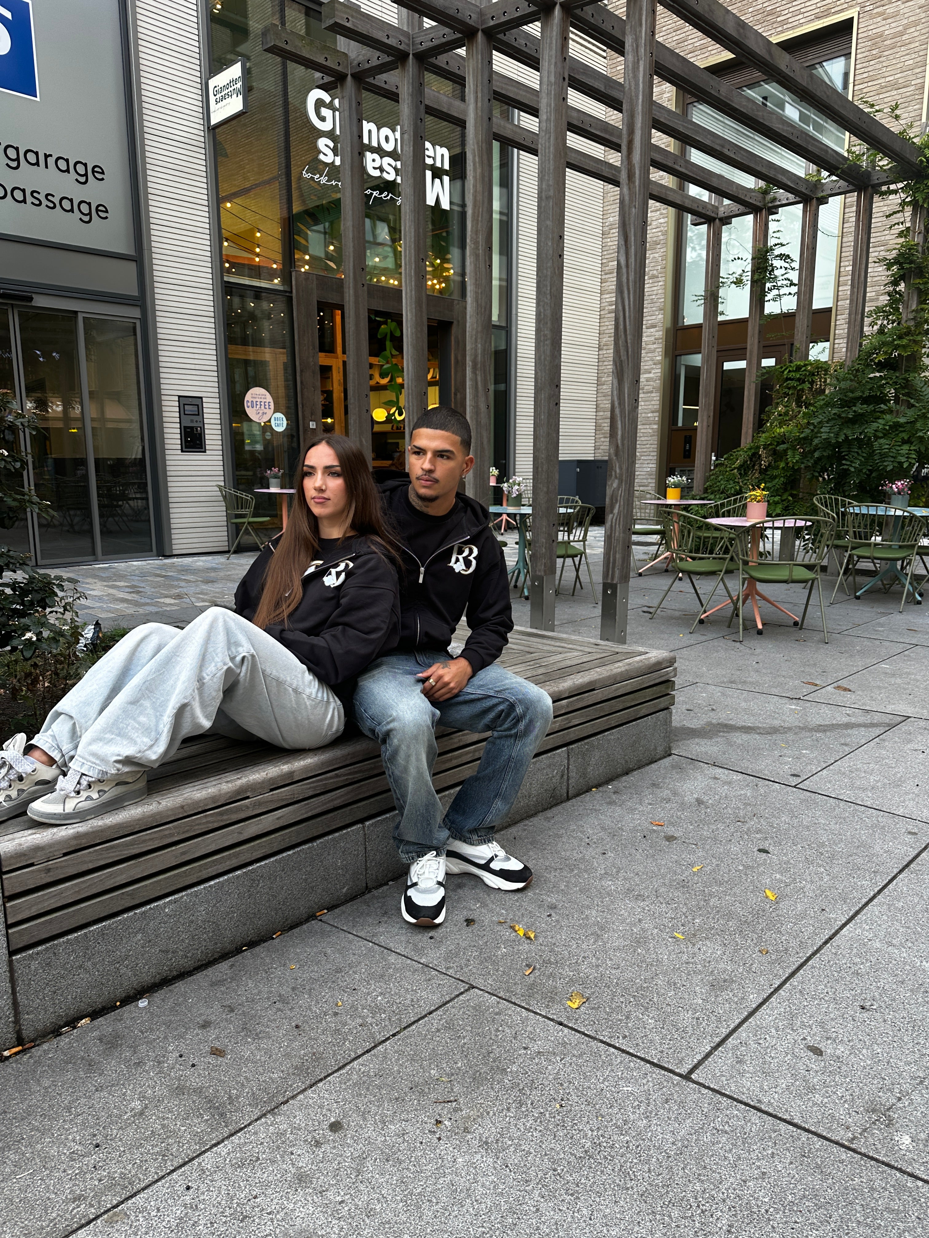 Clover at night by R3CEIVED Zip Hoodie Fashion Members Club exclusive V4