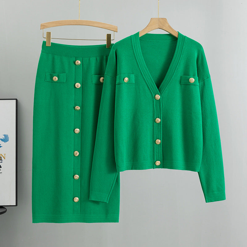 R3ceived cardigan styker knitted set - R3ceived
