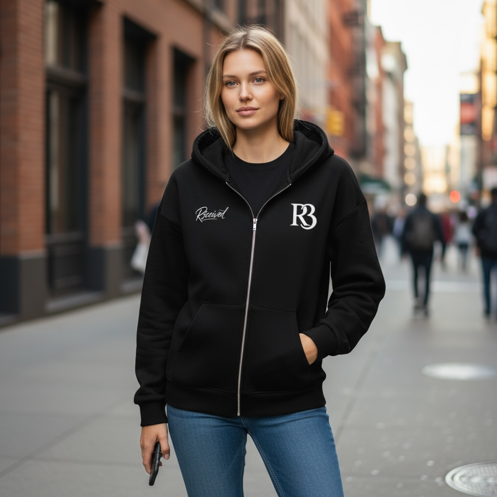 Put God First Zipper Hoodie – R3CEIVED Faithwear signature Edition