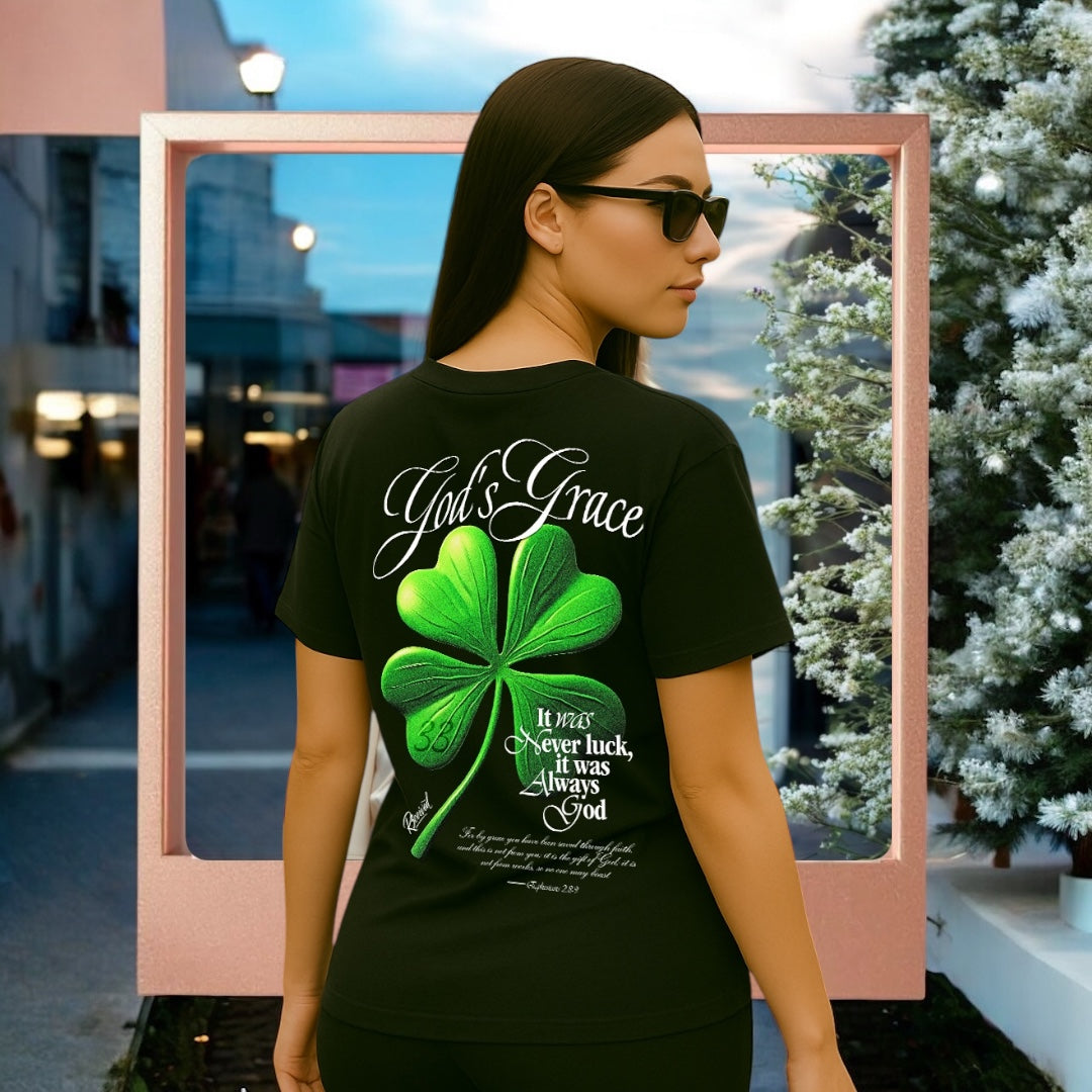 R3ceived God's Grace Oversized Shirt For him and for her