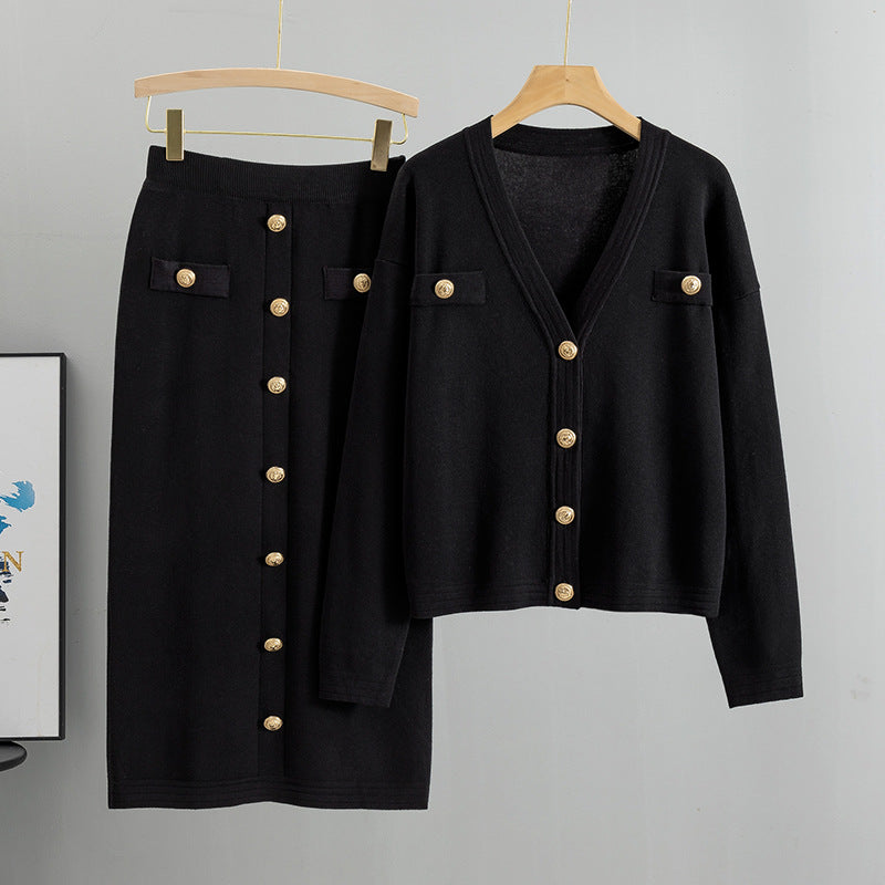 R3ceived cardigan styker knitted set - R3ceived