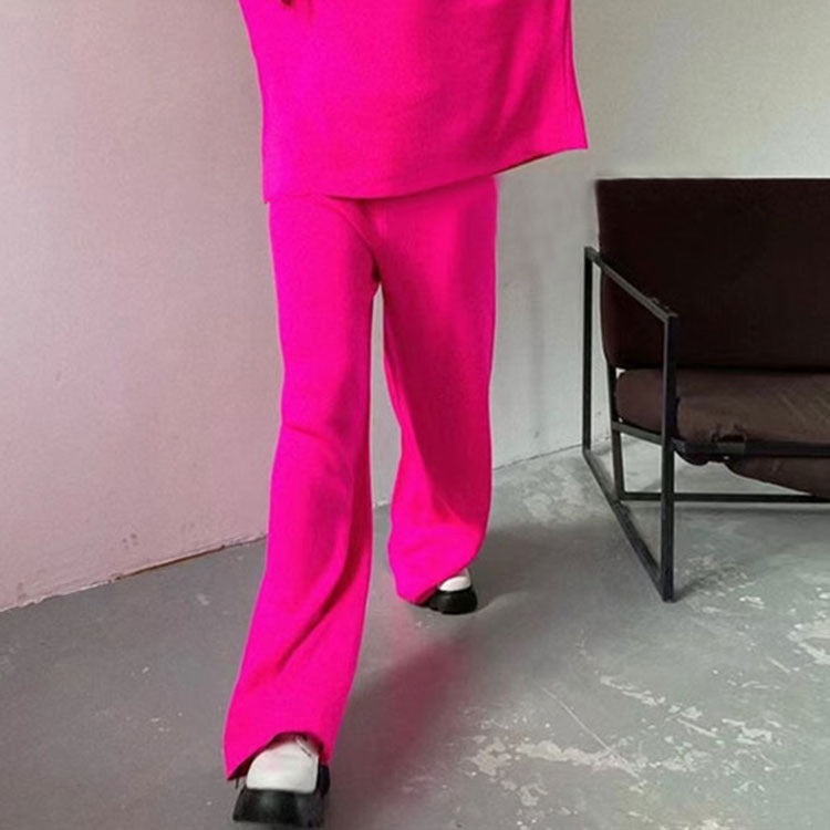 R3ceived POLO Collar Sweater Suit Women's Two-Piece Set - R3ceived