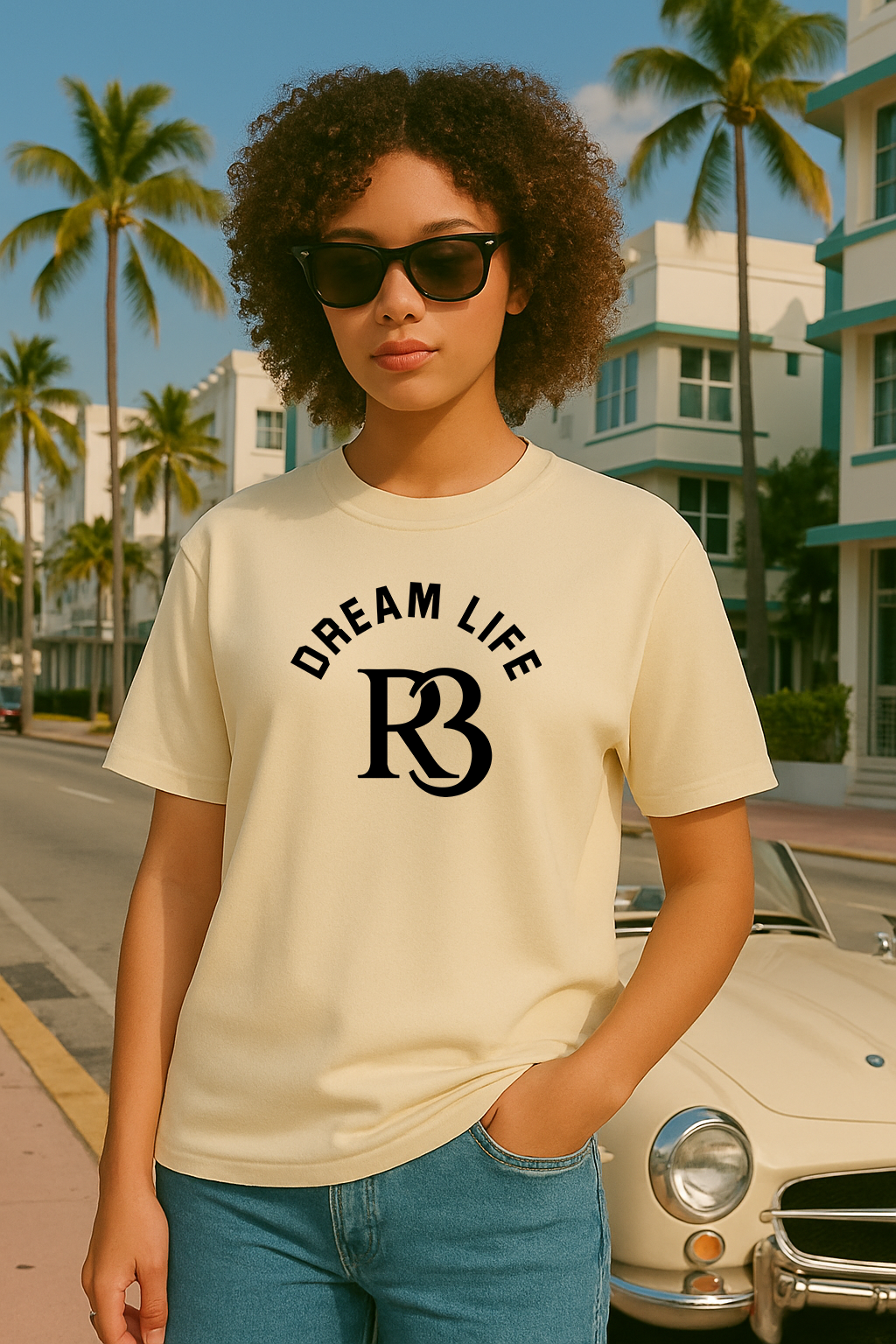 Dream Life Oversized T-Shirt – Faith Streetwear by R3CEIVED | Romans 8:18 Bible Verse