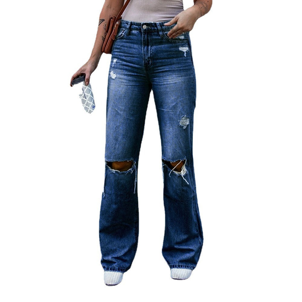 R3 Fashion members club Women's High Waist Vintage denim jeans R3ceived - R3ceived