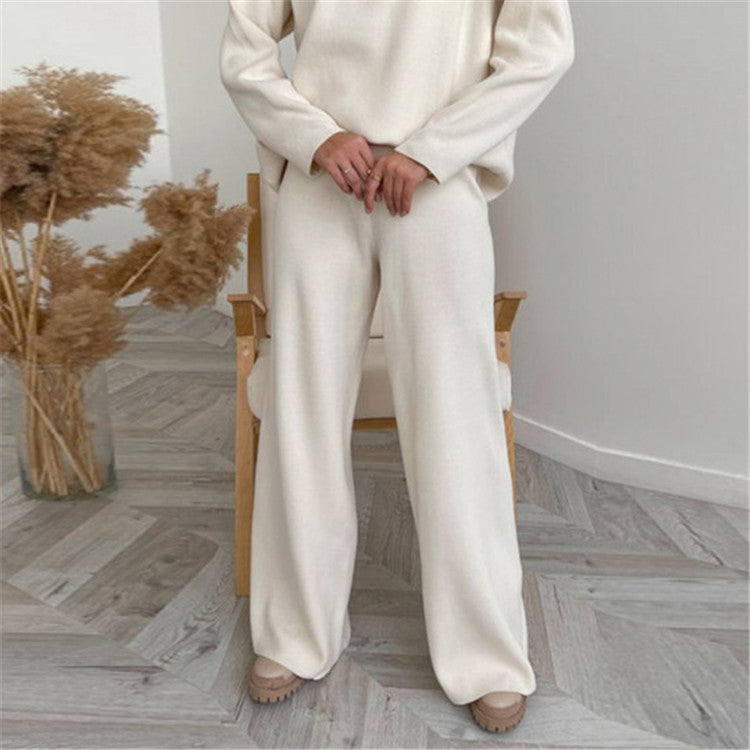 R3ceived POLO Collar Sweater Suit Women's Two-Piece Set - R3ceived