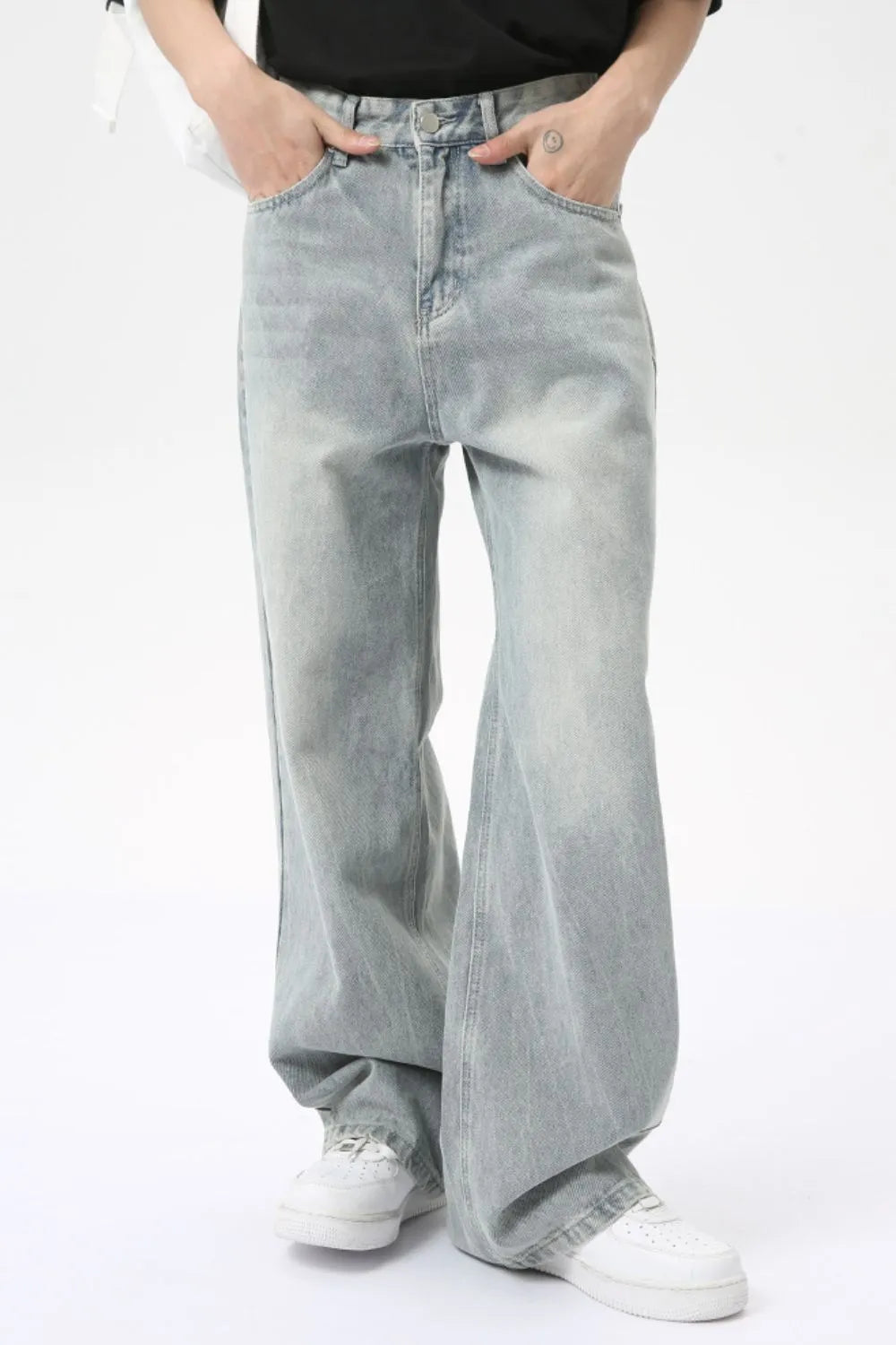 R3, Fashion Members club Wide Leg Jeans with Pockets R3ceived - R3ceived