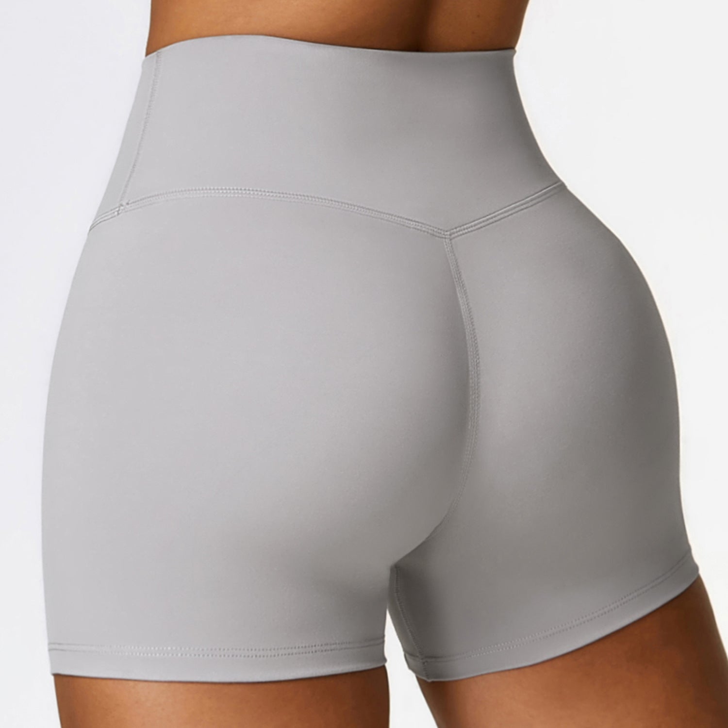 R3ceived  Shaved tight yoga shorts for women - R3ceived