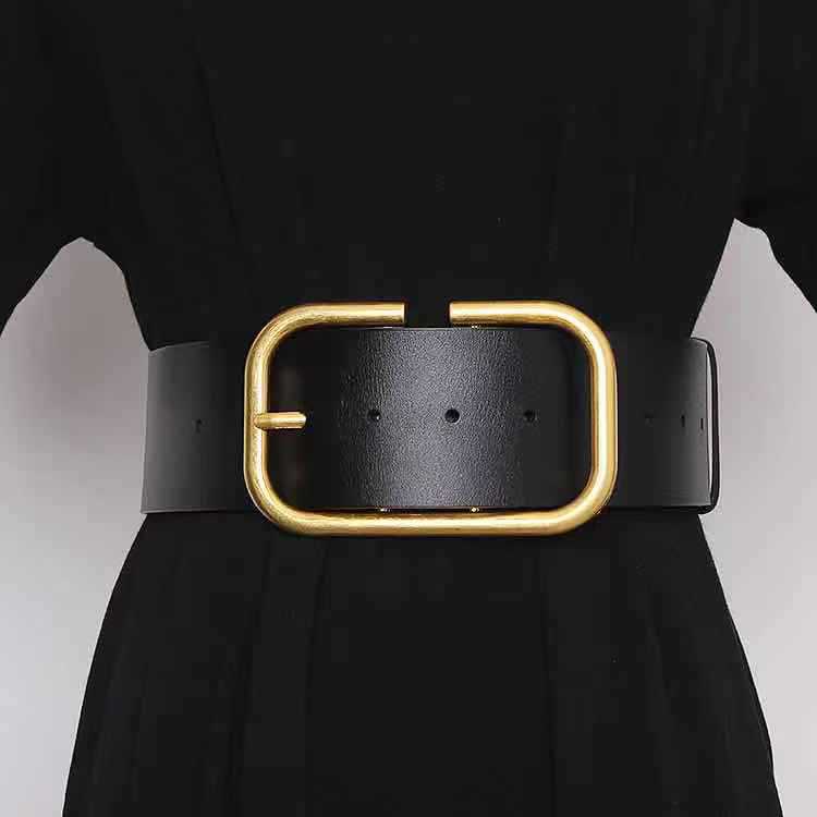 R3 Ladies' cowhide wide waistband R3ceived - R3ceived