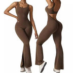 R3 Women's sleeveless flared jumpsuit sexy backless R3ceived - R3ceived