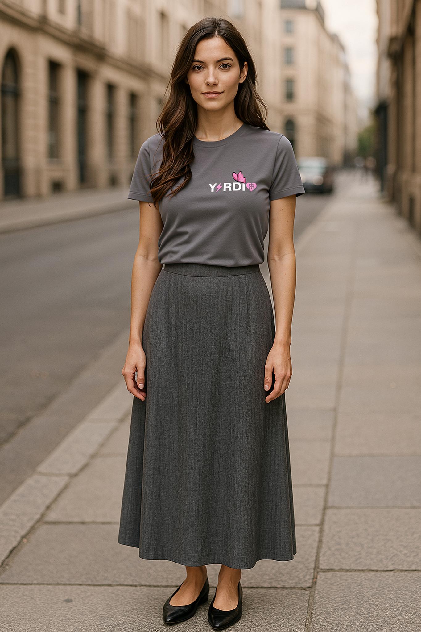 R3CEIVED x YORDI Kids Tee – Butterfly Heart, Fashion Members Club Exclusive( Pink)