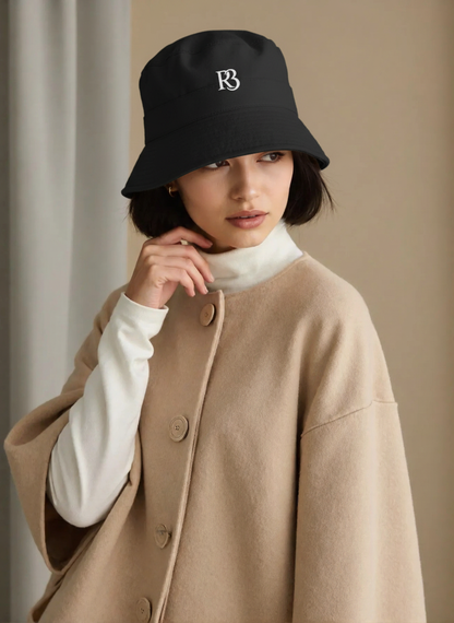 R3 Bucket Hat- Noir edition white logo