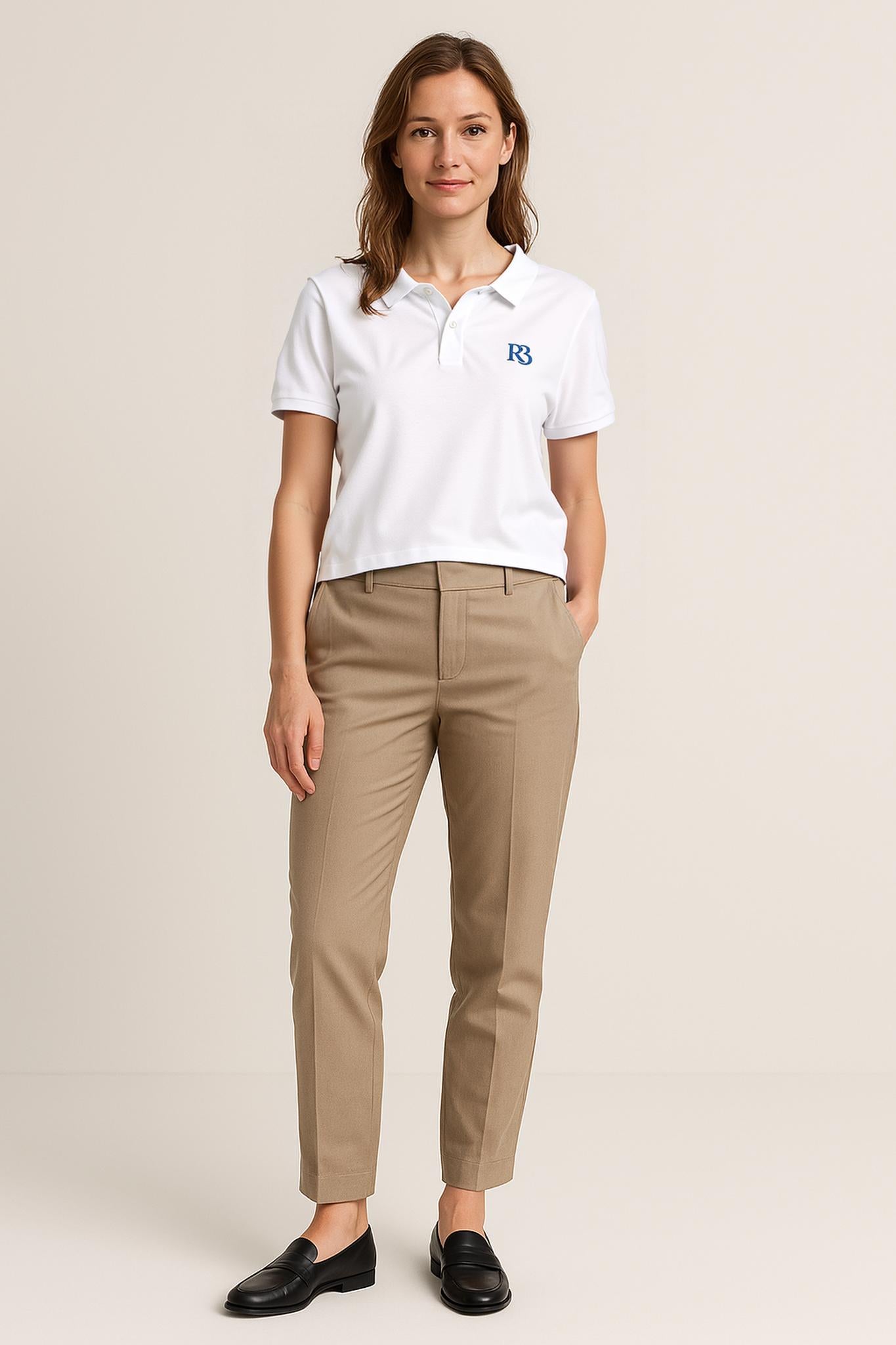 R3ceived Fashion Members Club Polo for Women Baby Blue