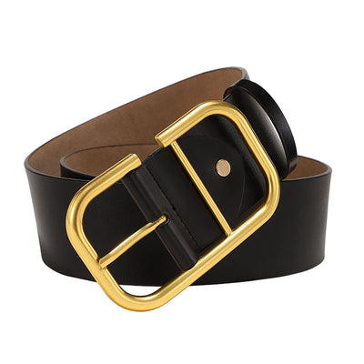 R3 Ladies' cowhide wide waistband R3ceived