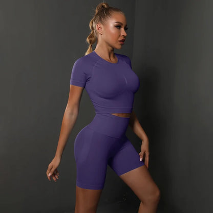 R3ceived, yoga fitness two-piece set - R3ceived