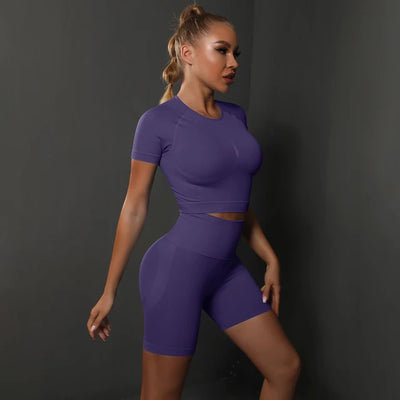 R3ceived, yoga fitness two-piece set