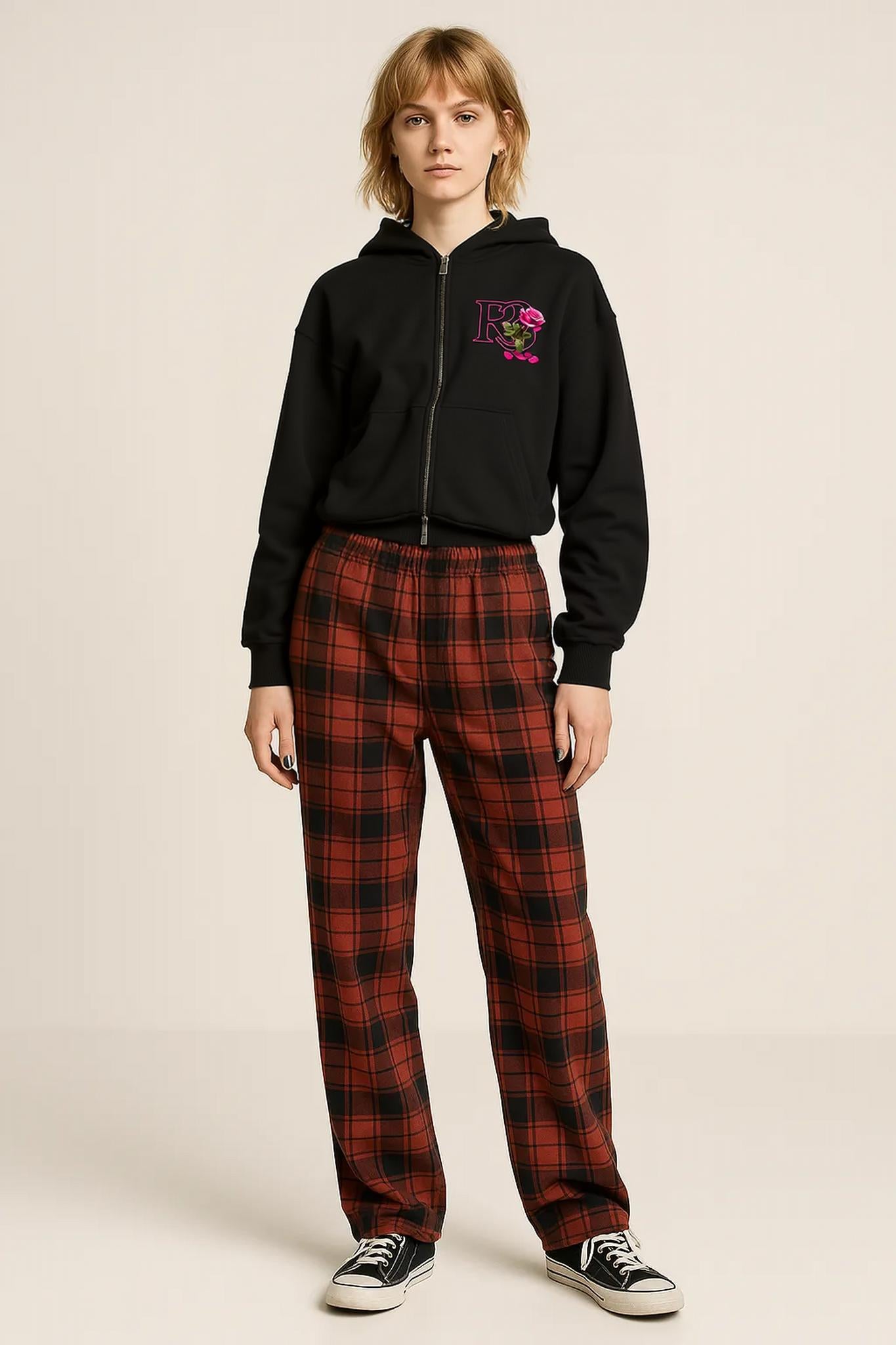 🌹✨ Beauty & the Rose – Signature Oversized Zip Hoodie | R3CEIVED Fashion Members Club ✨🌹