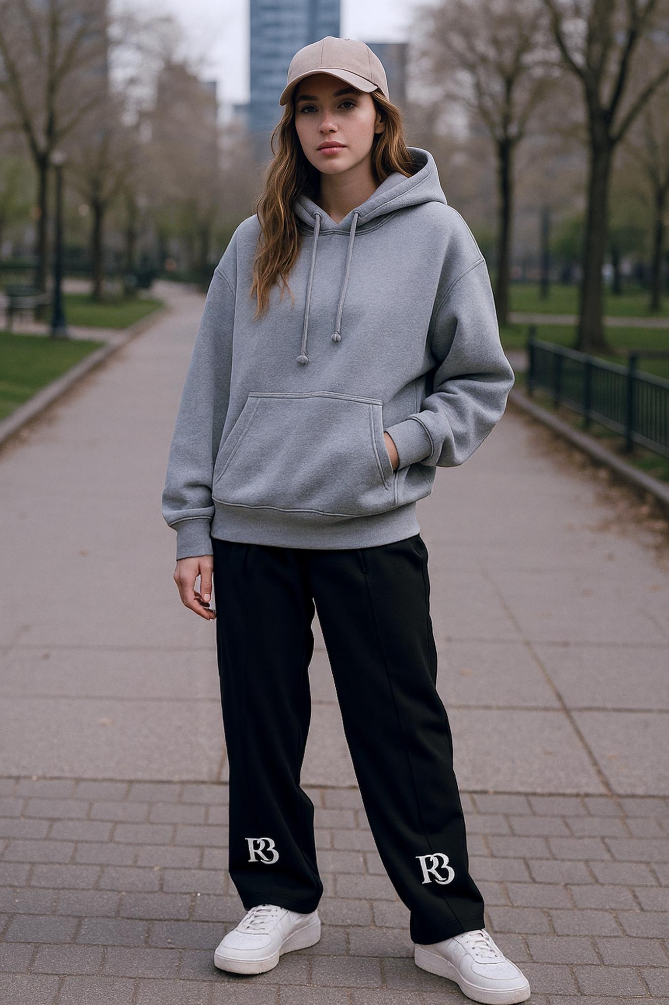 R3CEIVED “Fashion Members Club” Sweatpants | Premium Streetwear now limited price, Silver white R3