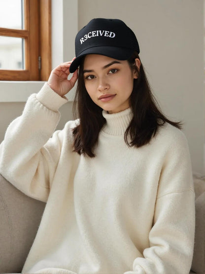 R3CEIVED Trucker Cap – Fashion Members Club Edition