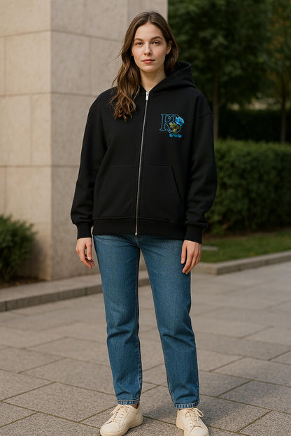 Beauty and the Rose , R3CEIVED zipper hoodie (Fashion Members Club edition.