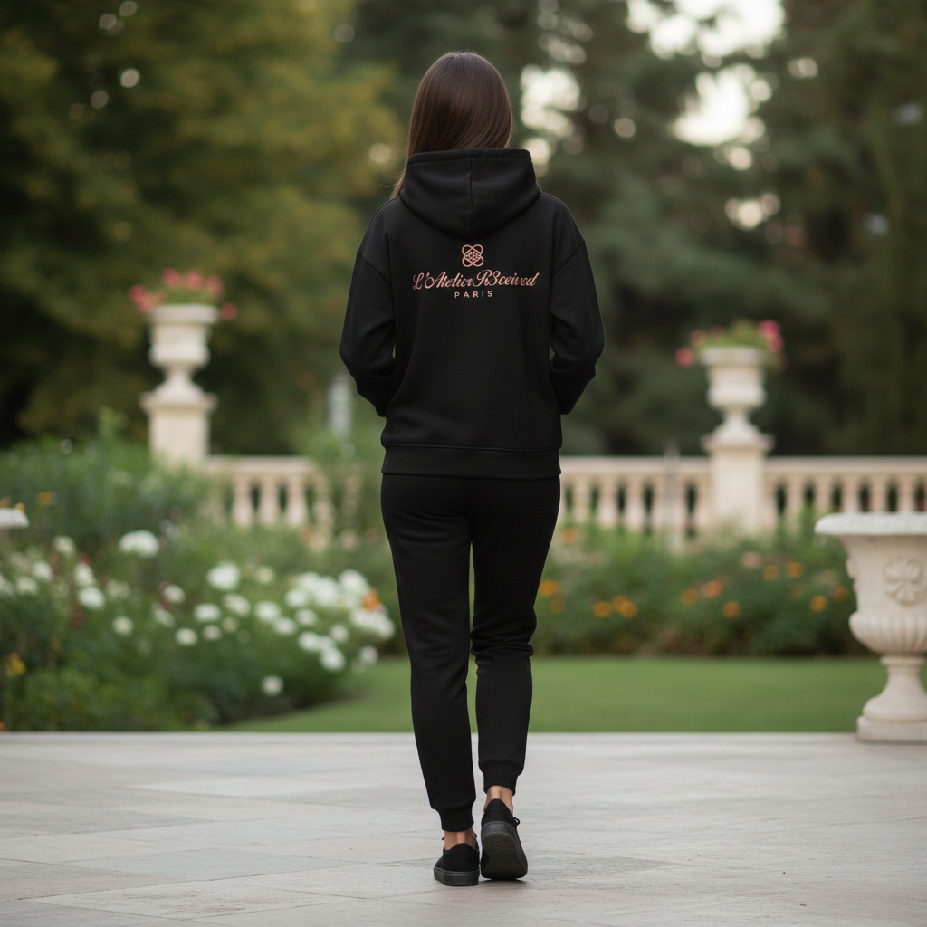 L'Atelier R3CEIVED Parijse collectie Oversized Hoodie