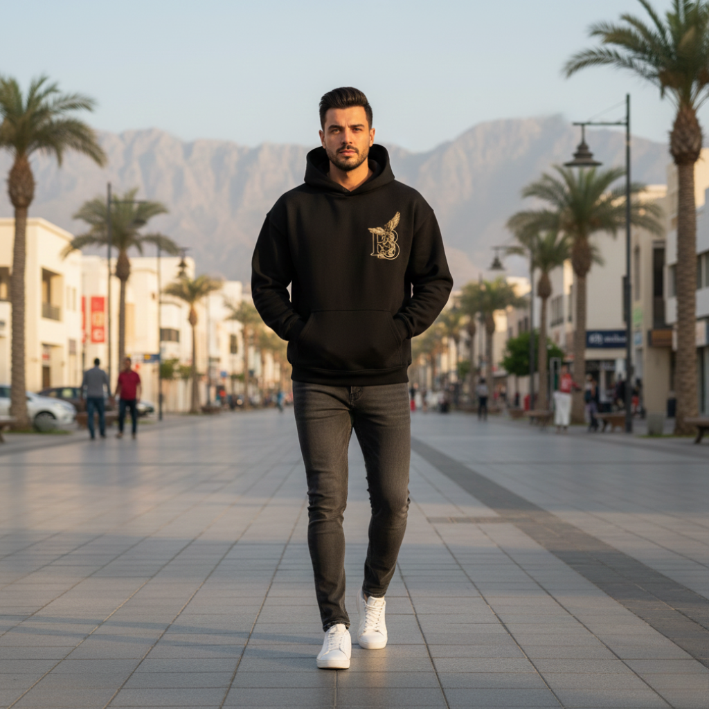 R3ceived Genesis Oversized Hoodie The Rainbow