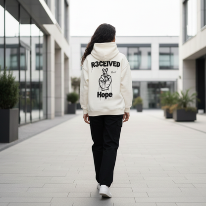 R3CEIVED - HOPE  Oversized Hoodie