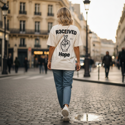R3CEIVED - HOPE Oversized Shirt