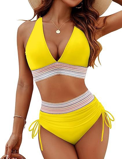R3 color split sexy bikini R3ceived swimsuit - R3ceived