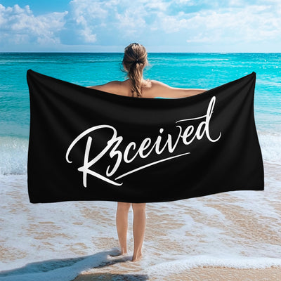 R3ceived signature Beach Towel - S/M/L