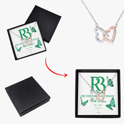 R3 Love you 4 ever Hearts Necklace , the perfect gift.
