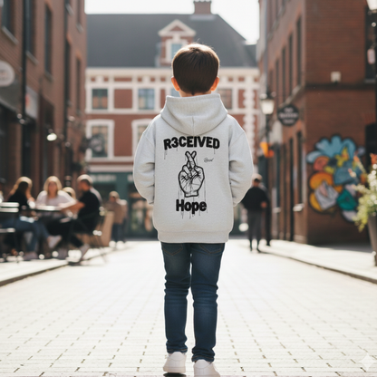 R3CEIVED- HOPE  Hoodie Kids