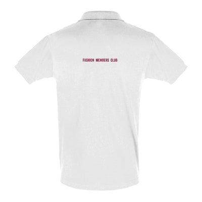 R3ceived Fashion Members Club Polo for Men Pink logo