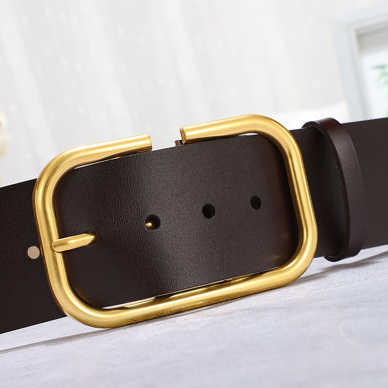 R3 Ladies' cowhide wide waistband R3ceived - R3ceived