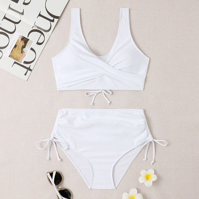 R3ceived swimwear split swimsuit bikini set