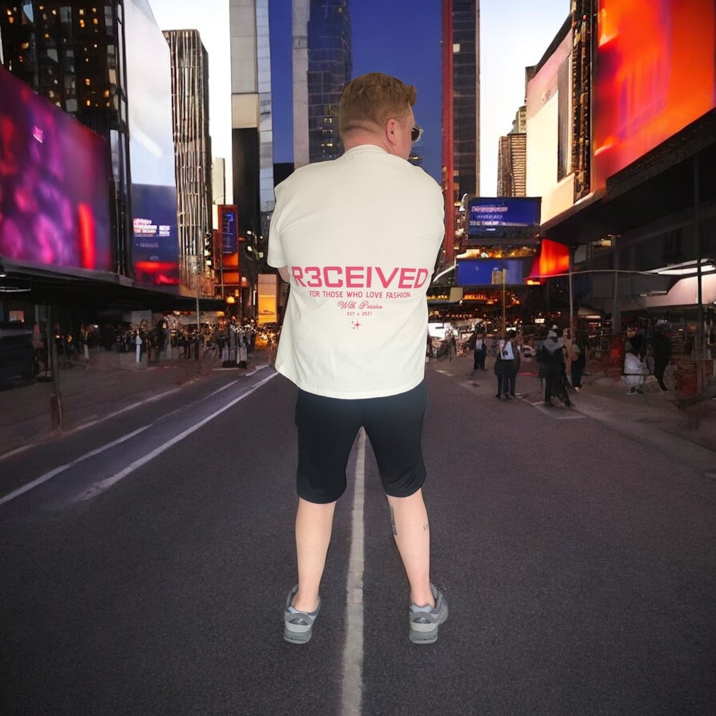 R3ceived Fashion members club Oversized Shirt