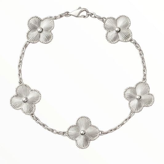 R3CEIVED Clover Bracelet – Silver Edition