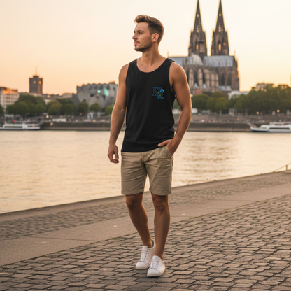 Beauty and the Rose – Sky Blue Rose stardust Edition (Men’s Classic Tank Top)