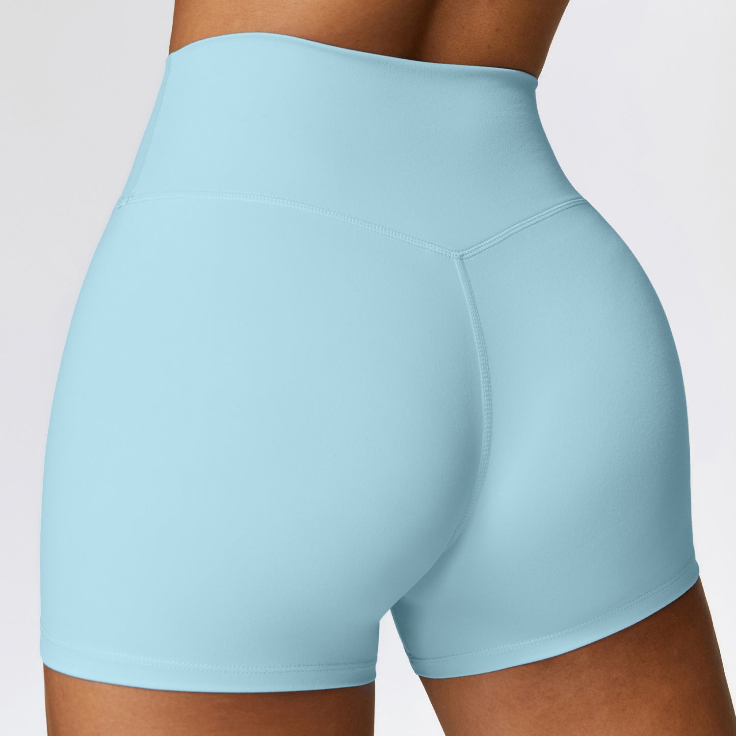 R3ceived  Shaved tight yoga shorts for women - R3ceived