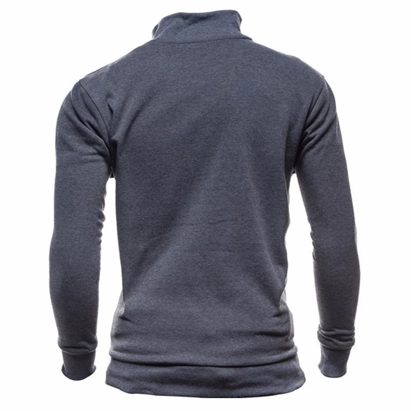 R3, Fashion Members club Turtleneck Full Zip Men Fashion - R3ceived